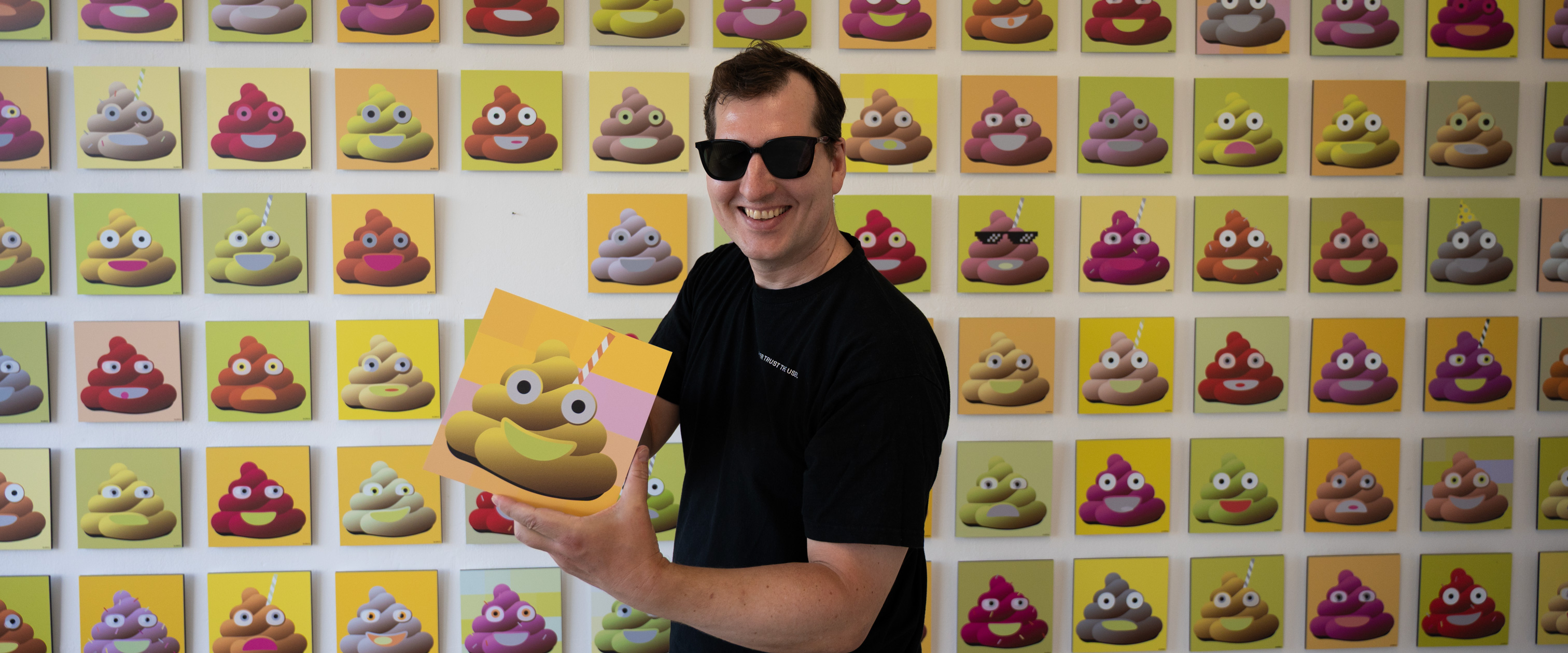 Marco Spitzbarth with the CRTSHT installation